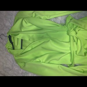 Fashion nova neon blazer set